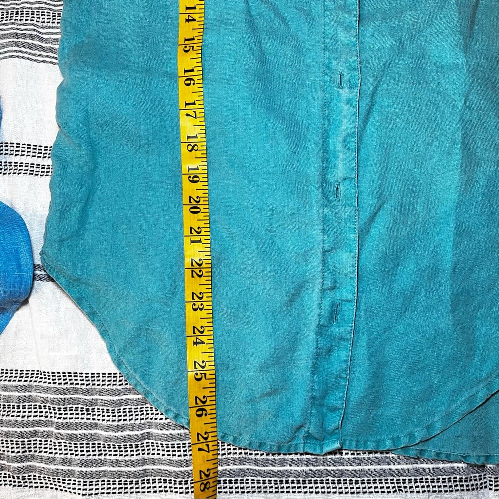 Tommy Bahama Teal and Denim Button Down Shirts - Picture 9 of 16